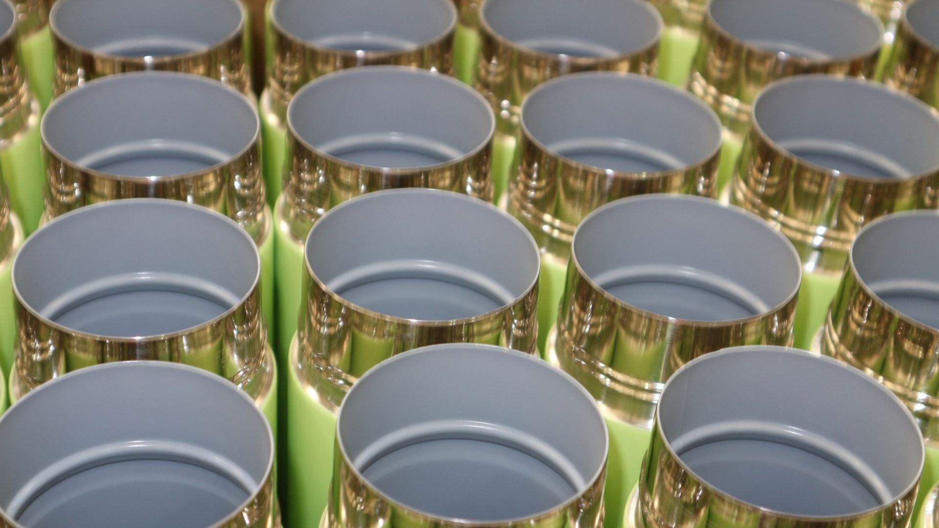 Yellow Frank Green bottles.