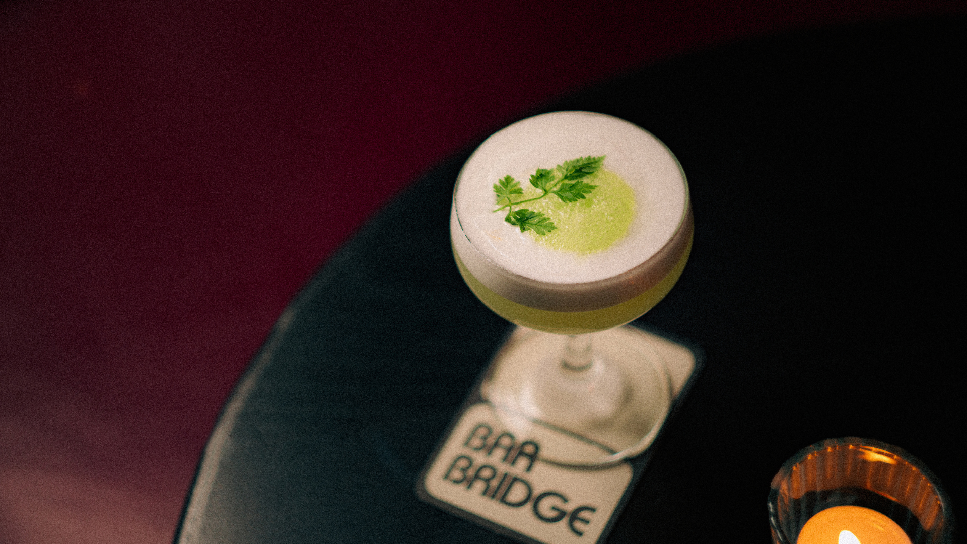 Yuzu cocktail at Bar Bridge, Sydney