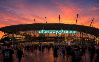 Background image for This Just In: Qudos Bank Arena Has Been Renamed Afterpay Arena as Part of a New Partnership Deal