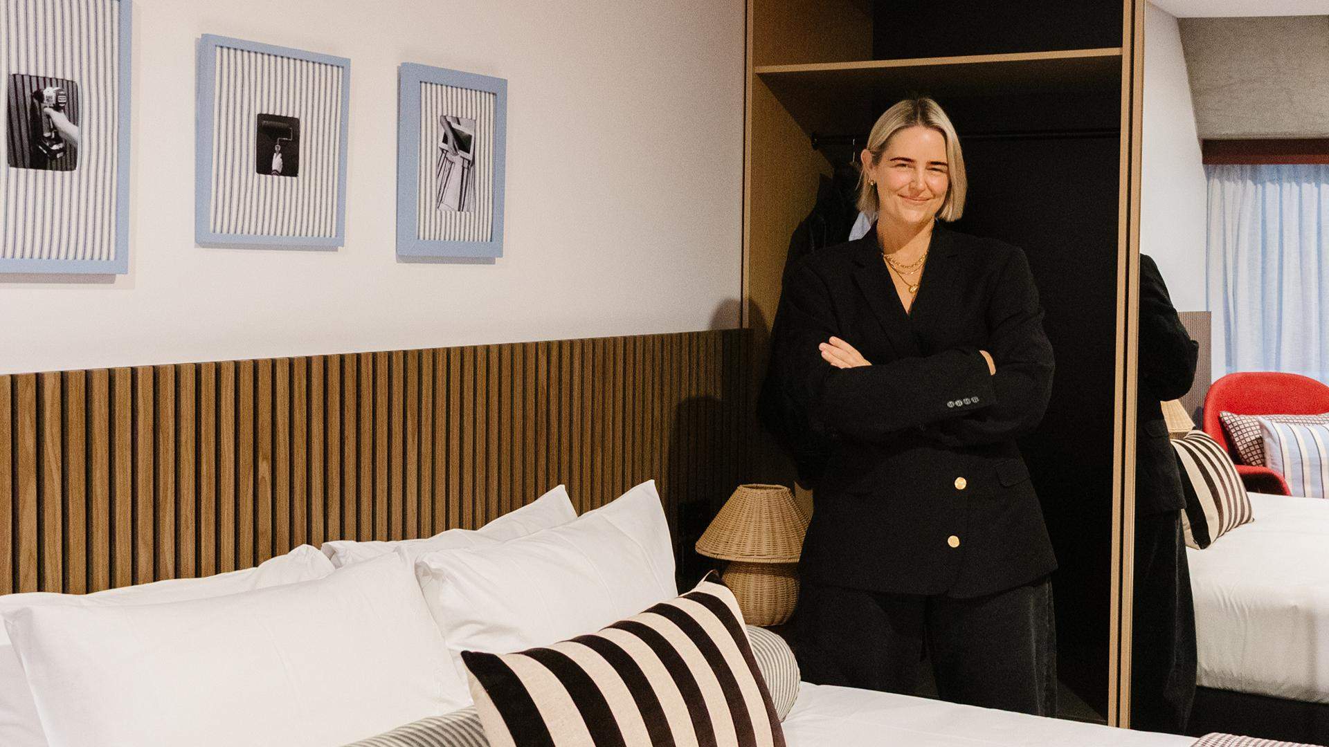 Reimagined Through Thrifted Finds and Upcycled Details, This Sydney Hotel Room Skips the Showroom Look for Secondhand Style
