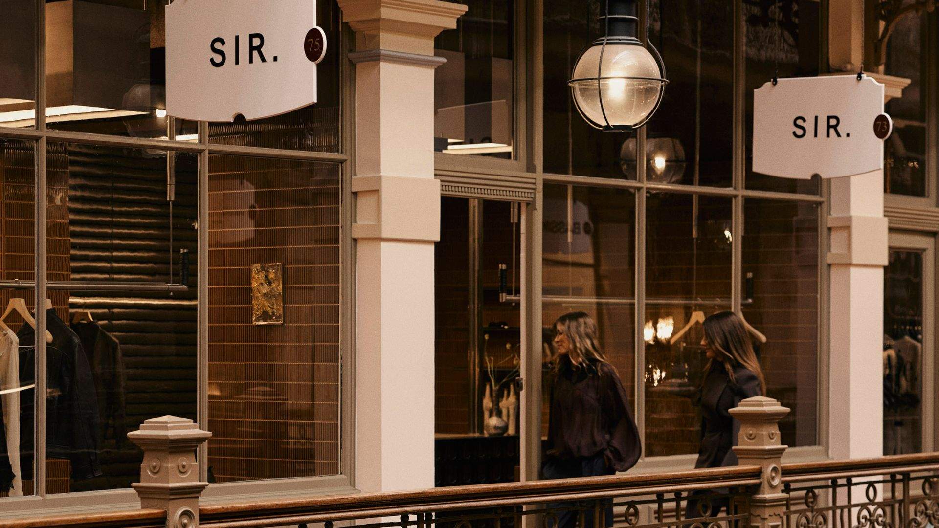 A Private Dressing Room From Sir the Label Enters a Sydney Shopping Arcade
