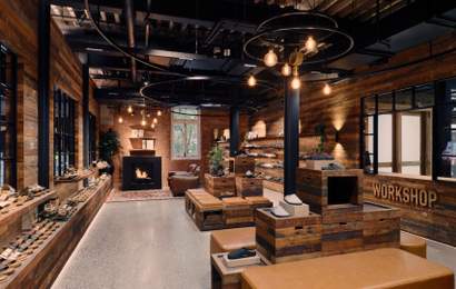 Background image for At Carlton's Historic Malt Store, Birkenstock's New Flagship Celebrates Heritage and Gives Old Sandals a Second Life