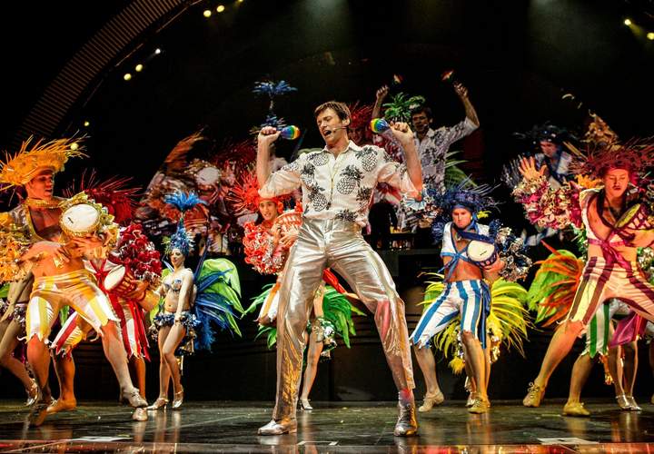 Background image for 'ENCORE!' Presents 50 Unforgettable Aussie Performance Treasures, From Kylie's Hot Pants to Jackman's Stage Costumes