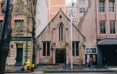 Background image for Coming Soon: Unholy Playhouse Is Indulging the Irreverent, Taking Over a Historic Church with Art, Food and After-Dark Parties