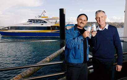 Background image for This Just In: Ordering a Beer on the Manly Fast Ferry Will Now Help Keep the Harbour Clean From Plastic and Microplastics