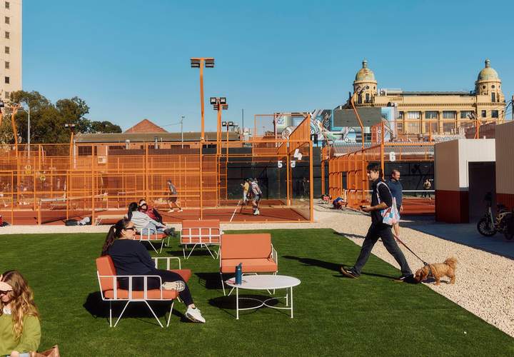 Background image for This Just In: Chapel Street Has a New Six-Court Padel Club, Complete with Its Own Cafe and Terrace for Post-Match Hangs