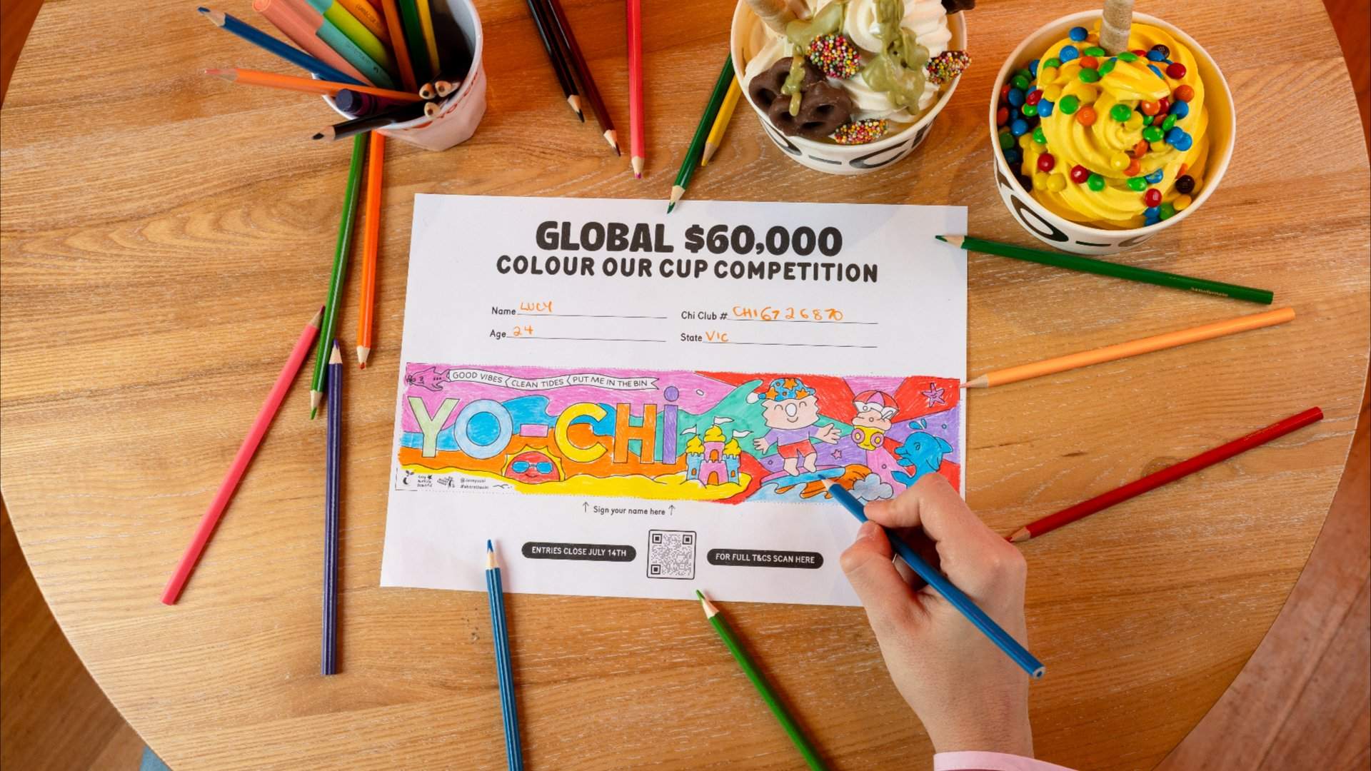 Your Doodle Could Go National as Yo-Chi's Colour Our Cup Competition Returns with $10,000 Prizes and Community-Led Voting