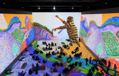 Background image for This Just In: Step Inside David Hockney's Abstract World as a Landmark Audiovisual Exhibition Lands at Carriageworks