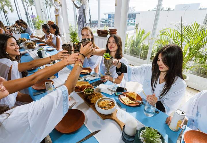 Background image for Now Open: FINNS' New Greek-Inspired Party Restaurant Could Be Your Wildest Dining Experience Yet