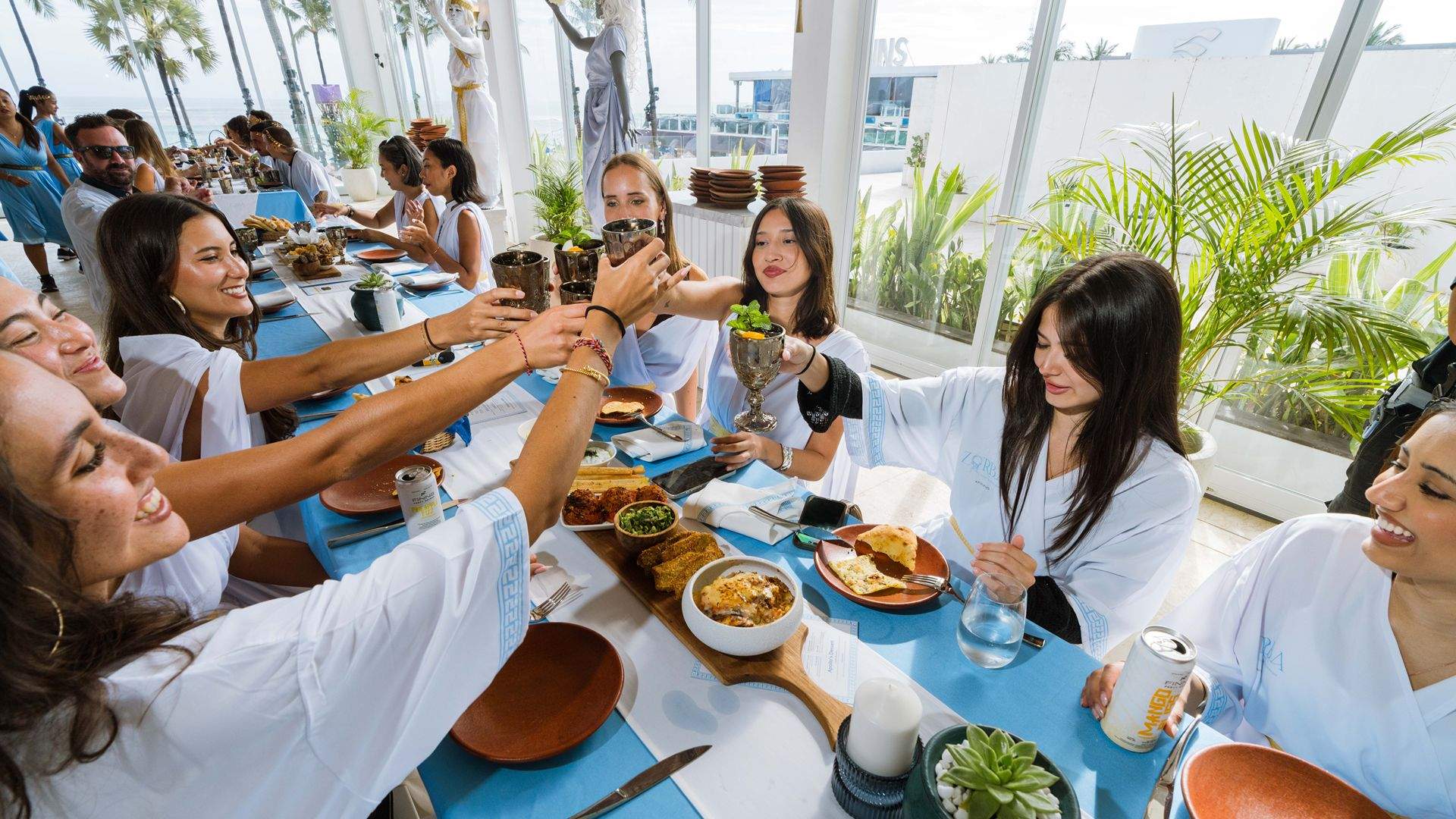 Now Open: FINNS' New Greek-Inspired Party Restaurant Could Be Your Wildest Dining Experience Yet