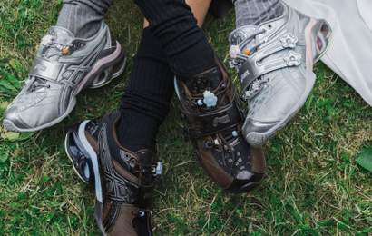 Background image for It Girl Designer Cecilie Bahnsen's Whimsical ASICS Sneakers Are Back for Spring 2026