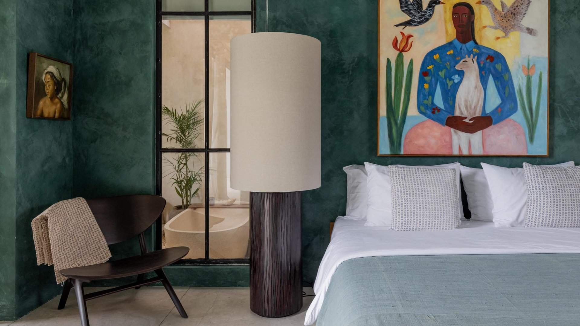 A guest room at Bi Design House