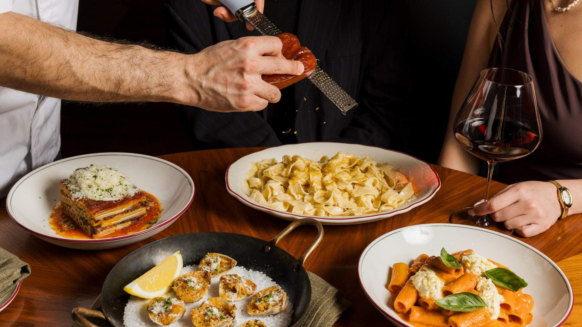 Tableside service at Belasco