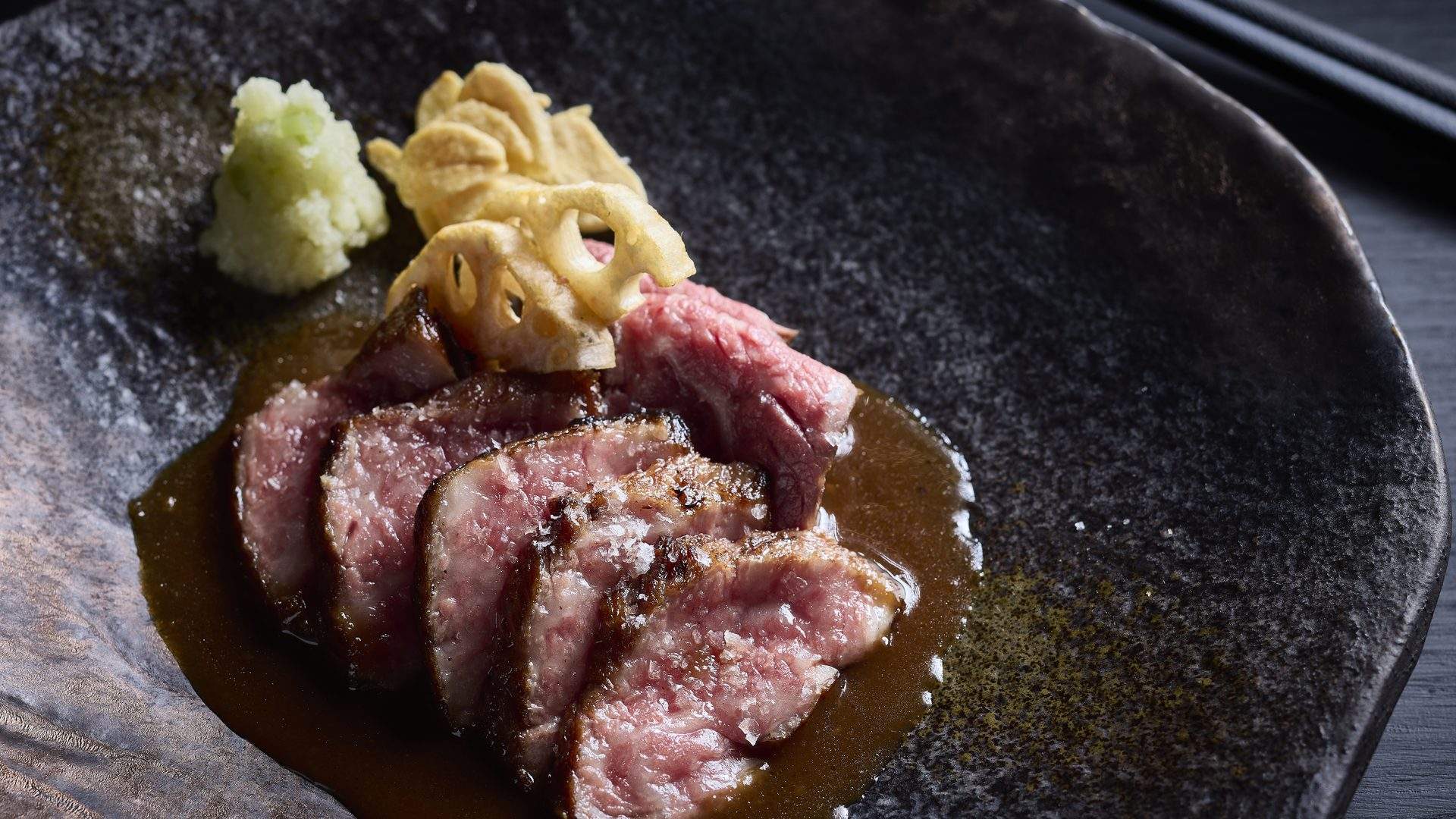 Kagoshima A5 wagyu steak at ÉN Melbourne