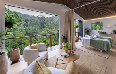 Background image for Leave Your Phone Behind for Rainforest Views, Side-by-Side Massages and Serious R&R at This New Treehouse Perch