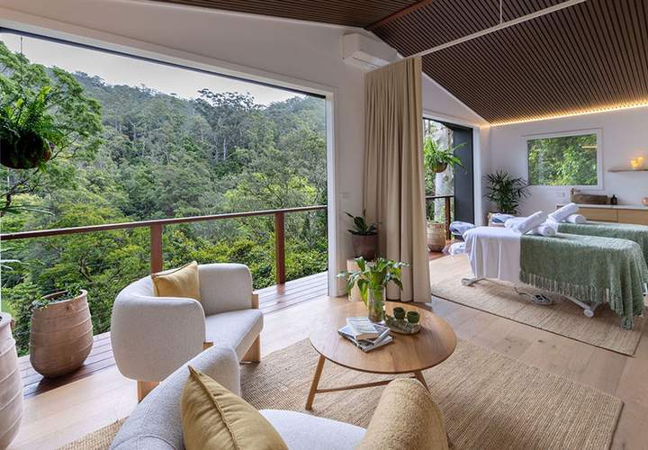 Background image for Leave Your Phone Behind for Rainforest Views, Side-by-Side Massages and Serious R&R at This New Treehouse Perch